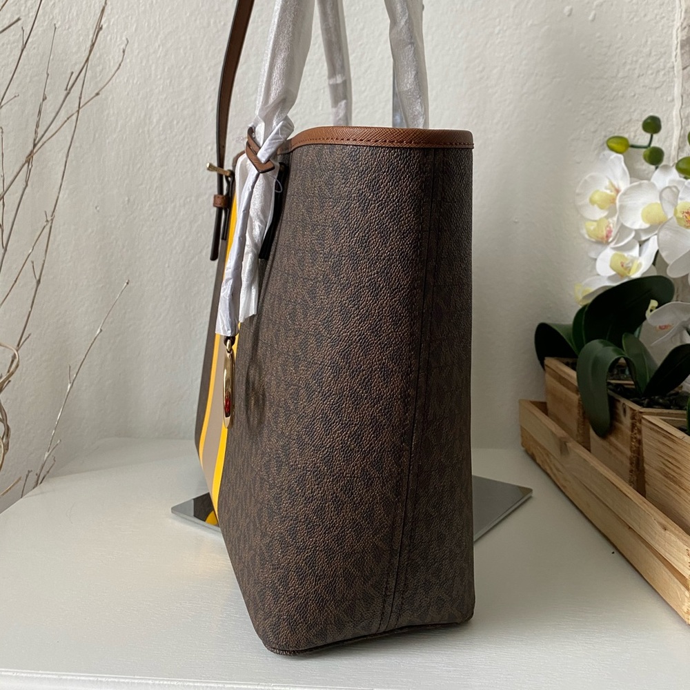 Michael Kors Center Stripe MD Tote - Picture 2 of 8